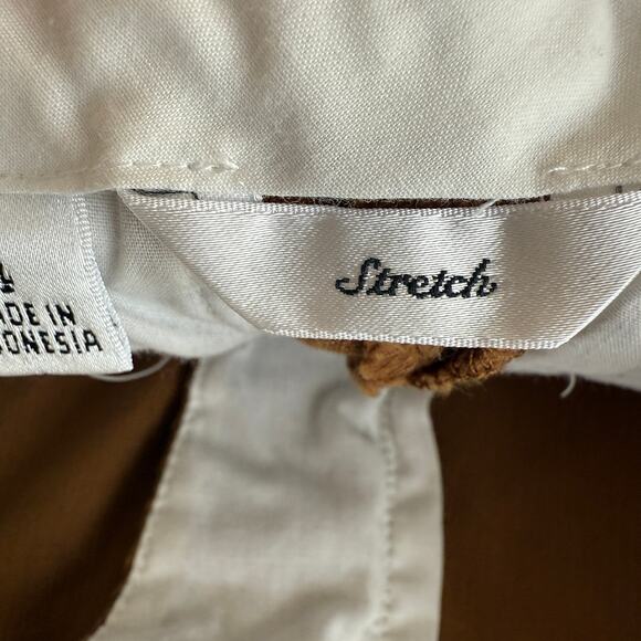 Talbots Bootcut Pants Women 4 Brown Corduroy Stretch Vintage VTG Flare Leg Retro - Picture 9 of 14